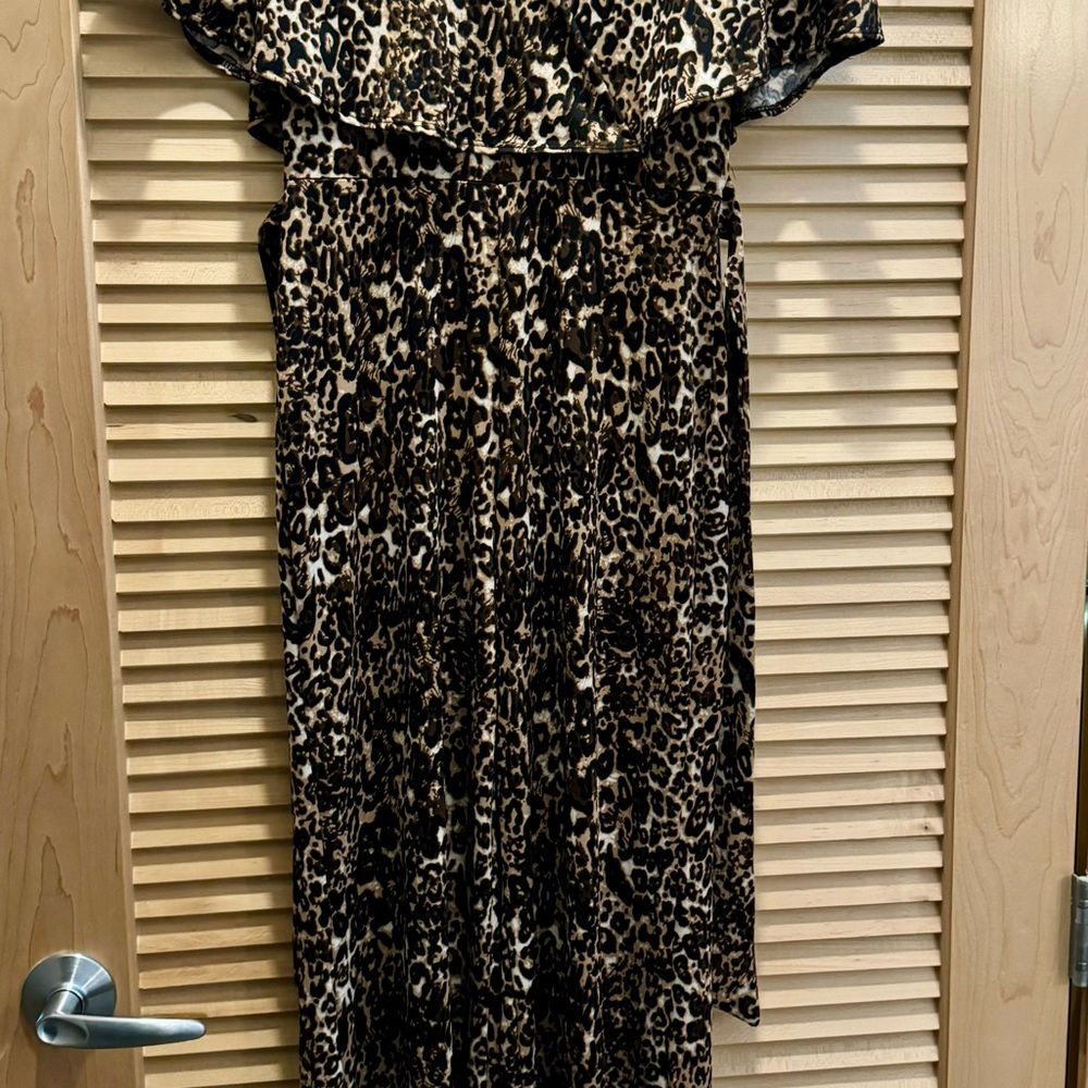 Leopard print BRAND NEW BEBE pantsuit! - Picture 2 of 5